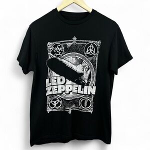 Led Zeppelin Black Graphic T-Shirt Size Medium